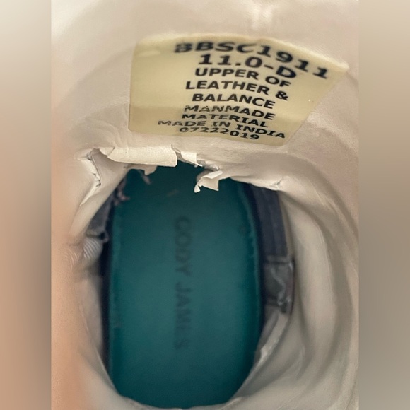 Old West, 11 little kid, American Flag square toe cowboy country western boots - Picture 10 of 12